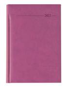 Buchkalender Tucson rosa 2022 - Büro-Kalender A5 - Cheftimer - 1 Tag 1 Seite - 352 Seiten - Tucson-Einband - Alpha Edition