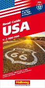 USA Strassenkarte 1:3,8 Mio. Road Guide. 1:3'800'000